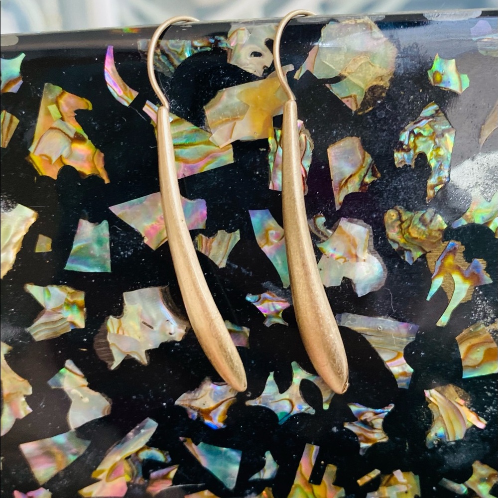 Gold earrings
